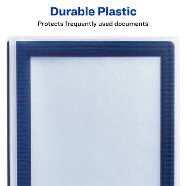 Avery Flexi-View 3 Ring Binder, 1 Inch Round Rings, 1 Red Binder (17606) 1